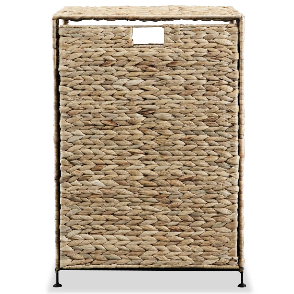 vidaXL Laundry Basket 17.3"x13.4"x25.2" Water Hyacinth-2