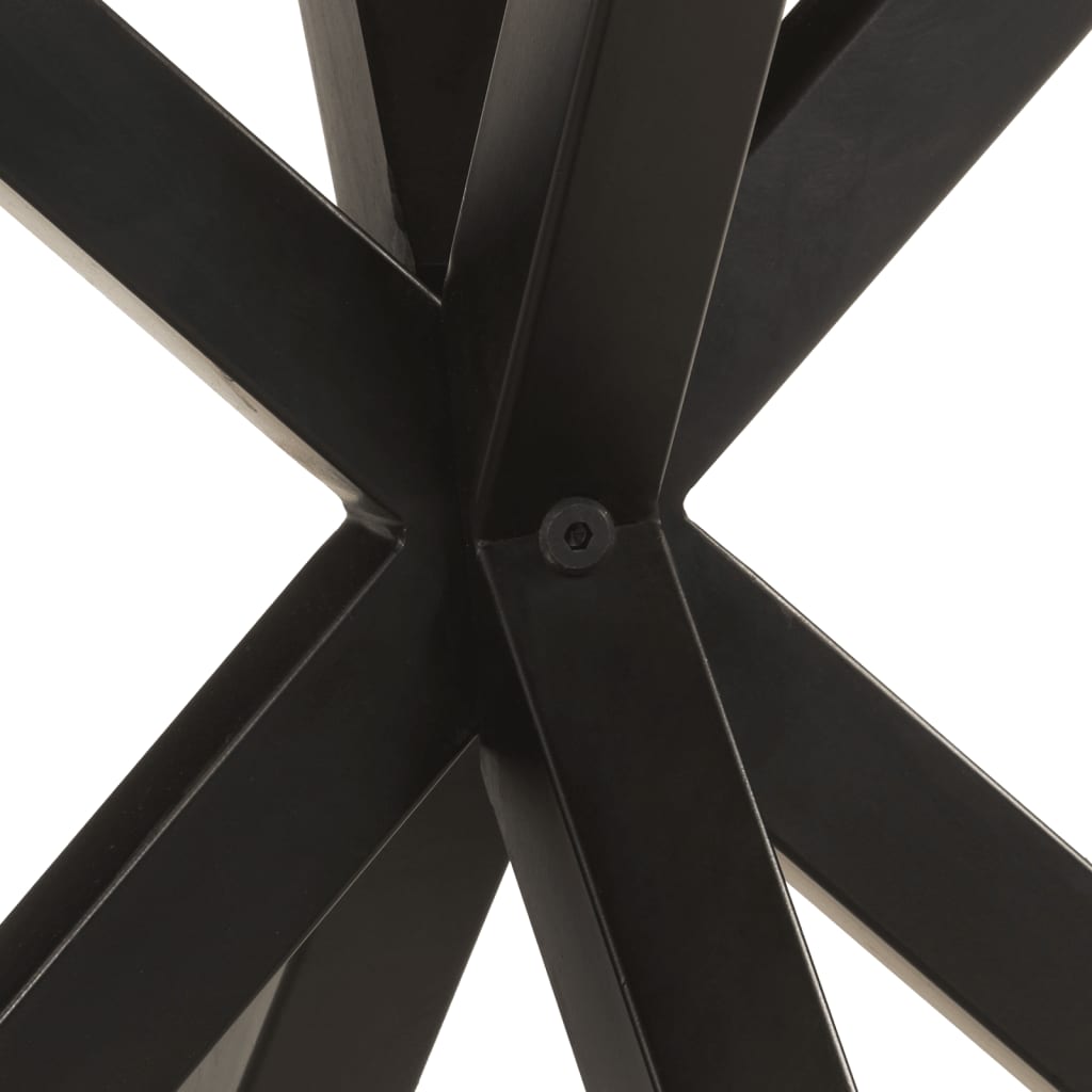 vidaXL Side Table 26.8"x26.8"x22" Solid Acacia Wood-1