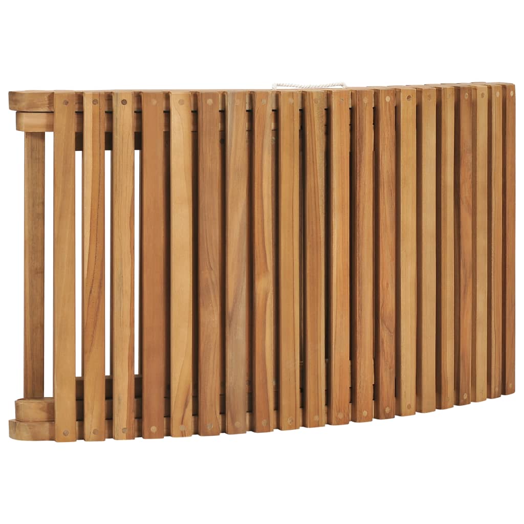 vidaXL 3 Piece Folding Patio Lounge Set Solid Teak Wood-4