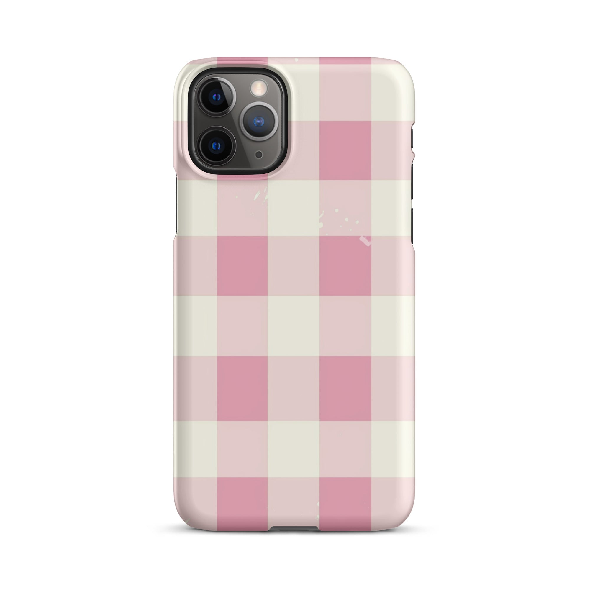 Pink Check Phone case for iPhone-3