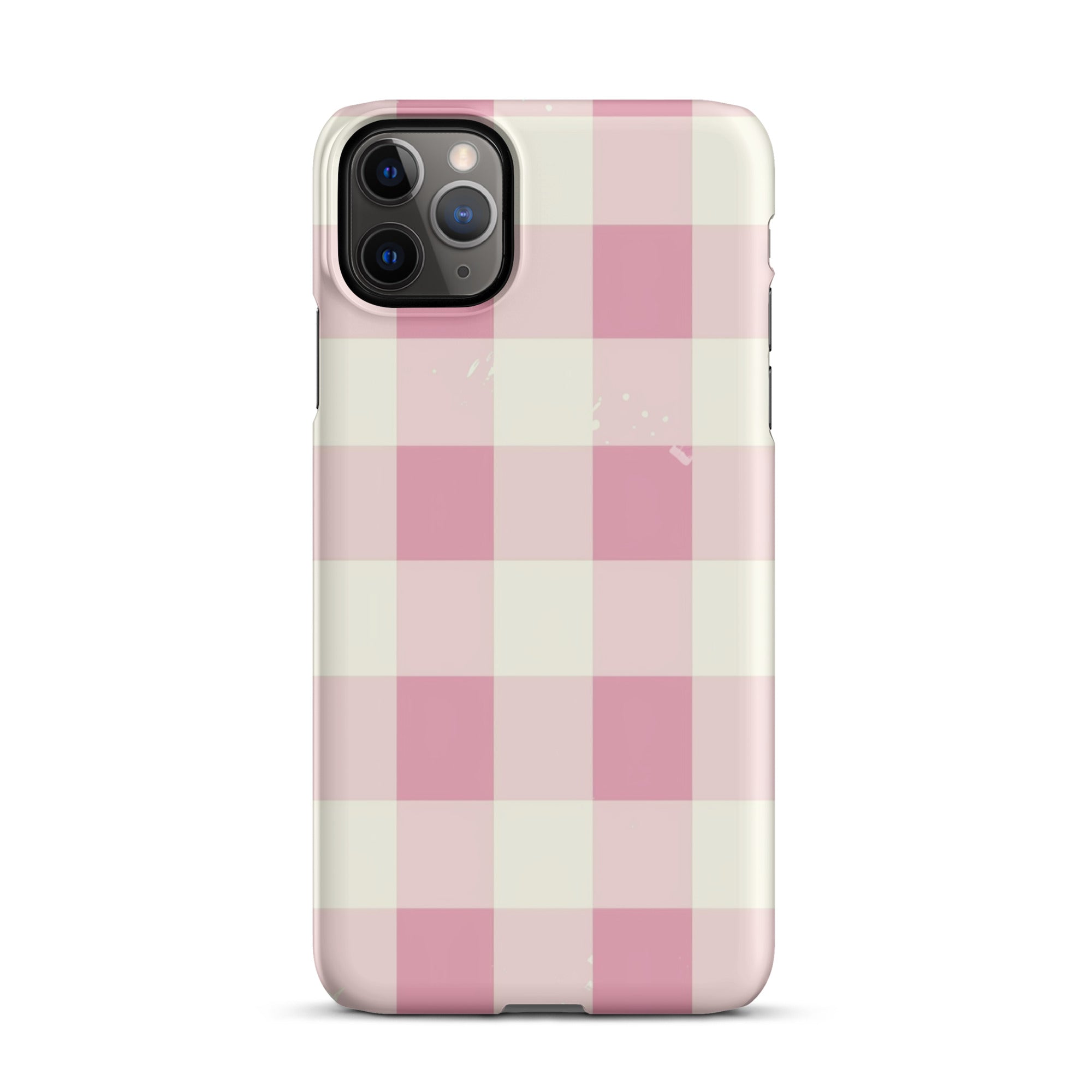 Pink Check Phone case for iPhone-5